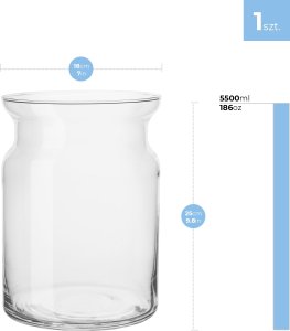 Trend Glass Wazon, słój dekoracyjny 25 cm Sunflower 2