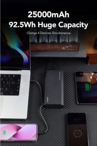 Powerbank Veger TCE130 25000mAh Czarny 4