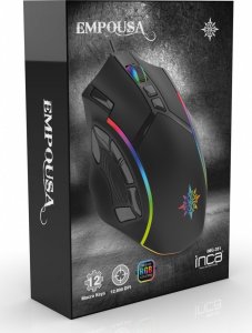 Mysz Inca INCA Gaming Maus IMG-351   12800 DPI, RGB, USB 7