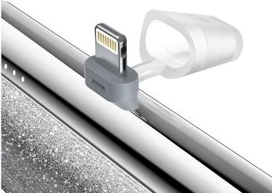 Powerbank Veger VEGER powerbank 5 000 mAh z wbudowanym złączem Lightning PD QC3.0 2,4A 12W PlugOn (W0573P) srebrny 2