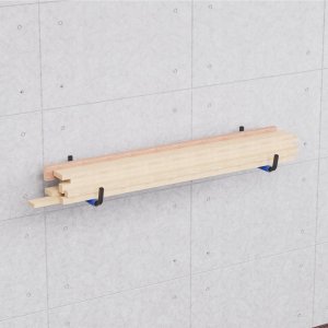 UCHWYT ŚCIENNY NA NARTY DESKĘ DRABINĘ ROWER DREWNO 10