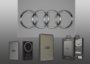 Powerbank Audi Audi Induction Powerbank 15W 5000mAh gray/gray Big Logo MagSafe AU-MWPB5000-GT/D1-GY 11
