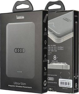Powerbank Audi Audi Induction Powerbank 15W 5000mAh gray/gray Big Logo MagSafe AU-MWPB5000-GT/D1-GY 17