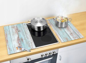 Allstar Podkładki kuchenne Drewno, 2 szt., szkło, 52 x 30 cm, Allstar 2