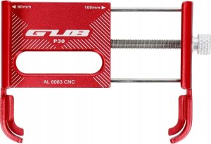 OEM GUB uchwyt rowerowy na kierownicę P30 Aluminium czerwony 7