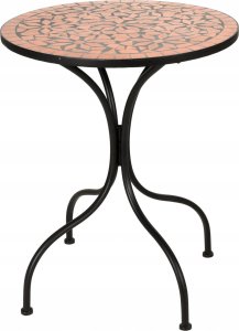Ambiance Metalowy stolik balkonowy z mozaiką, 60 cm 1