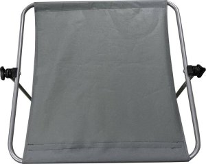 Enero LEŻAK SKŁADANY PLAŻOWY Z DASZKIEM NA KÓŁKACH 116x62x62-90CM SZARY 4
