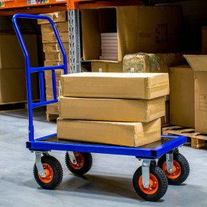 ZOLTA Wózek platformowy transportowy Udźwig 300kg 9