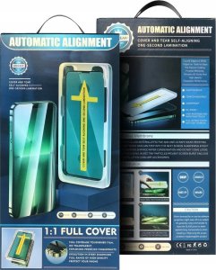 OEM 5D Full Glue Tempered Glass - do iPhone 13 / 13 Pro / 14 czarny + aplikator 4