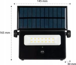 Kinkiet Masterled Lampa solarna ścienna kinkiet naświetlacz LED SMD Polos 4500K IP54 30w 30w (0001-00019-16464) 7