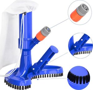 Aptel ODKURZACZ do basenu oczka wodnego basenowy zestaw niebieski DA176 2