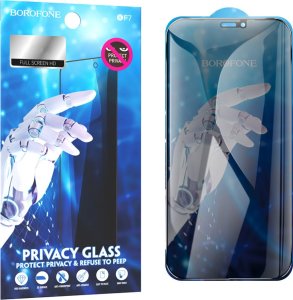 Borofone Hartowane Szkło Bf7 Diamond Armor Full Screen Anti-Spy Do Iphone 12 Pro Max - 10 Sztuk 1