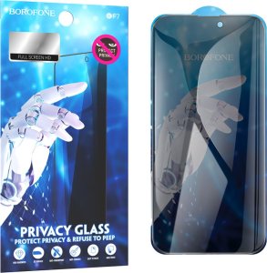 Borofone Hartowane Szkło Bf7 Diamond Armor Full Screen Anti-Spy Do Iphone 14 Pro - 10 Sztuk 1