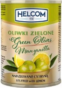 Greek Trade Helcom Olwiki zielone nadziewane cytryną 280g 1