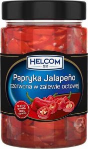 Greek Trade Helcom Papryka Jalapeno czerwona w zalewie octowej 327 ml 1