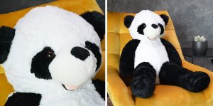 ZOLTA Wielki pluszowy Miś Panda 100cm Pluszak Przytulanka 7