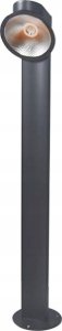 Lampa podłogowa BestService Lumax Vesta LOB203 lampa stojąca ogrodowa IP54 zewnętrzna nowoczesna słupek tuba rurka miska 1x6W LED 4000K grafit 3