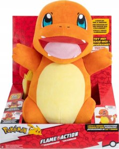 Pokemon POKEMON Flame Action Charmander Zabawka Interaktywna, pluszak, 25 cm 1