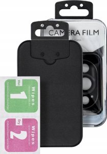 OEM Osłona aparatu PROTECTOR 9H + aplikator do IPHONE 12 PRO czarna 3