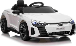 Audi Audi RS E-Tron GT na akumulator Biały + Pilot + Napęd 4x4 + Radio MP3 + LED + EVA 4
