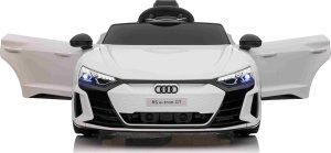 Audi Audi RS E-Tron GT na akumulator Biały + Pilot + Napęd 4x4 + Radio MP3 + LED + EVA 5