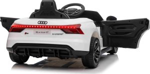 Audi Audi RS E-Tron GT na akumulator Biały + Pilot + Napęd 4x4 + Radio MP3 + LED + EVA 9