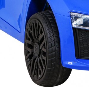 Audi Audi R8 na akumulator dla dzieci Niebieski + Pilot + EVA + Wolny Start + MP3 LED 14