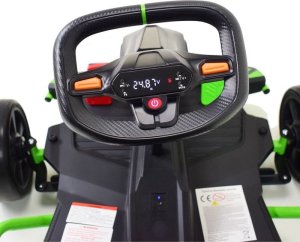 Import SUPER-TOYS SZYBKI GOKART FAST 3 Z FUNKCJĄ DRIFTU 24 V, RADIO, BLUETOOTH/BDM0933 11