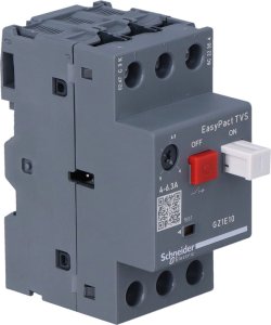 Schneider Electric Wyłącznik silnikowy GZ1E napęd przyciskowy I=4-6,3A zaciski skrzynkowe 2