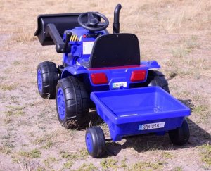 Import SUPER-TOYS TRAKTOR NA AKUMULATOR Z PRZYCZEPĄ - JCX, PILOT/S-617 11