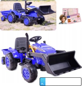 Import SUPER-TOYS TRAKTOR NA AKUMULATOR Z PRZYCZEPĄ - JCX, PILOT/S-617 29