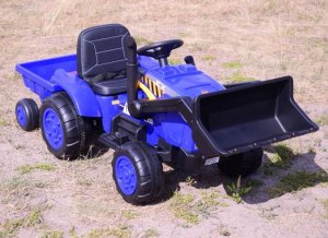 Import SUPER-TOYS TRAKTOR NA AKUMULATOR Z PRZYCZEPĄ - JCX, PILOT/S-617 6