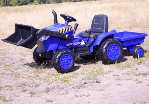 Import SUPER-TOYS TRAKTOR NA AKUMULATOR Z PRZYCZEPĄ - JCX, PILOT/S-617 8