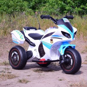Import SUPER-TOYS TRZYKOŁOWY MOTOR POLICYJNY NA AKUMULATOR/GTM5588A 14