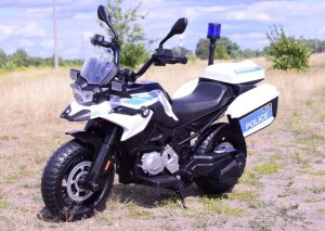 Import SUPER-TOYS MOTOR NA AKUMULATOR ORYGINALNE BMW POLICJA F-850 GS-P, DWA SILNIKI/JT5002(B) 10