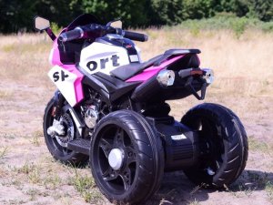 Import SUPER-TOYS MEGA MOTOR 3 KOŁOWY SPORT, DWA SILNIKI , MIĘKKIE KOŁA, MIĘKKIE SIEDZENIE, GAZ W MANETCE/FB6886 7