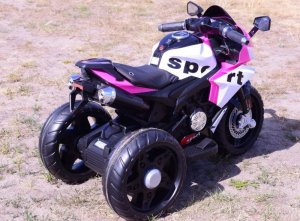 Import SUPER-TOYS MEGA MOTOR 3 KOŁOWY SPORT, DWA SILNIKI , MIĘKKIE KOŁA, MIĘKKIE SIEDZENIE, GAZ W MANETCE/FB6886 8