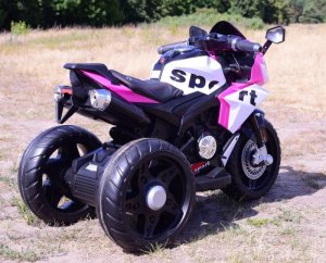 Import SUPER-TOYS MEGA MOTOR 3 KOŁOWY SPORT, DWA SILNIKI , MIĘKKIE KOŁA, MIĘKKIE SIEDZENIE, GAZ W MANETCE/FB6886 9