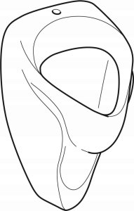 Pisuar Geberit Geberit pisuar Alex, dopływ u góry, odpływ do tyłu 502.905.00.1 4