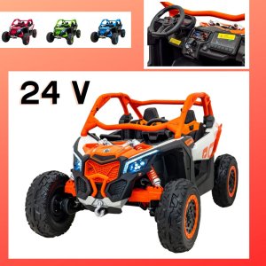 1DEA.me Pojazd Buggy Maverick Turbo Can-am RR Pomarańczowy 26