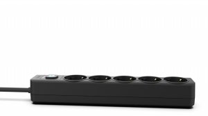 Inca INCA listwa zasilająca IPW-44SY 5-gniazdowa, LED Anz. Black 1,5m 6