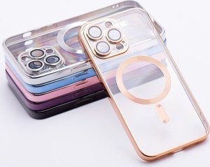 OEM Futerał ELECTRO MAG COVER kompatybilny z MagSafe do IPHONE 14 Pro Max złoty 8