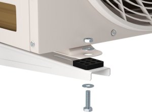 InLine ® Bracket for split air conditioner outdoor unit or heat pump, wall bracket, white 6