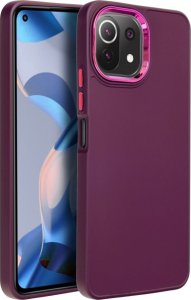 OEM Futerał FRAME do XIAOMI Mi 11 Lite 5G / Mi 11 Lite LTE ( 4G ) / Mi 11 Lite NE  fioletowy 2