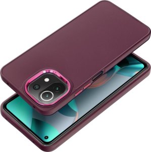 OEM Futerał FRAME do XIAOMI Mi 11 Lite 5G / Mi 11 Lite LTE ( 4G ) / Mi 11 Lite NE  fioletowy 3