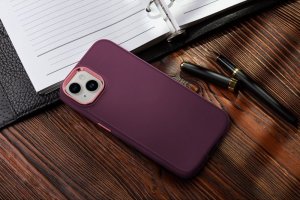 OEM Futerał FRAME do XIAOMI Mi 11 Lite 5G / Mi 11 Lite LTE ( 4G ) / Mi 11 Lite NE  fioletowy 6