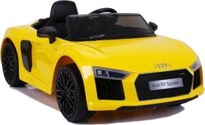 Lean Cars Auto na Akumulator Audi R8 Spyder Żółty Lakierowany 1