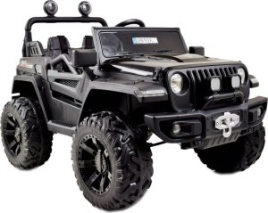 Import SUPER-TOYS MEGA DŻIP OFF ROAD 4X4, MIĘKKIE KOŁA, MIĘKKIE SIEDZENIE, FUNKCJA BUJANIA, KLUCZYK,/HC8988 1