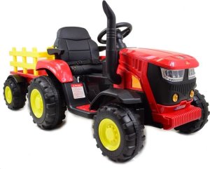 Import SUPER-TOYS Mocny traktor na akumulator dla dziecka z przyczepą 2x45W hl3388 1