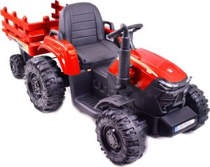 Import SUPER-TOYS MEGA TRAKTOR AGRICULTURE Z PRZYCZEPĄ 2X200, 24V, SZYBKI SUPER JAKOSĆ/JC000B 2